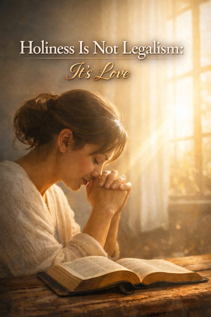 Holiness is Not Legalism